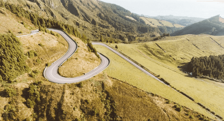 curvy road