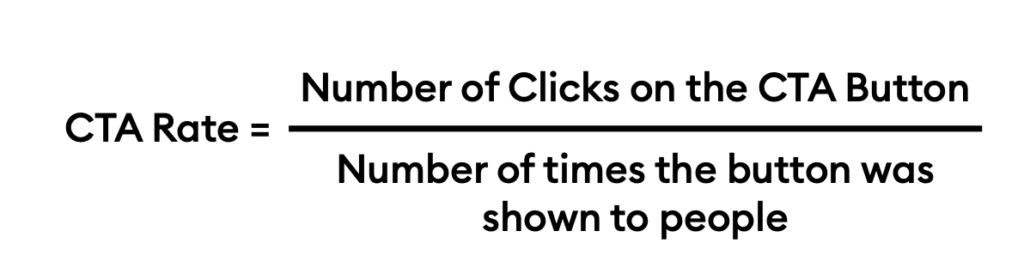 Formula for the calculation of the CTA Rate