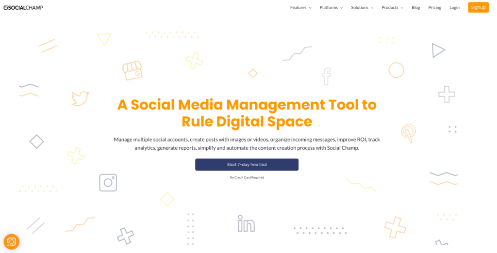 Social champ 1 social media management tools