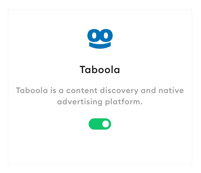 Taboola-integration-connected