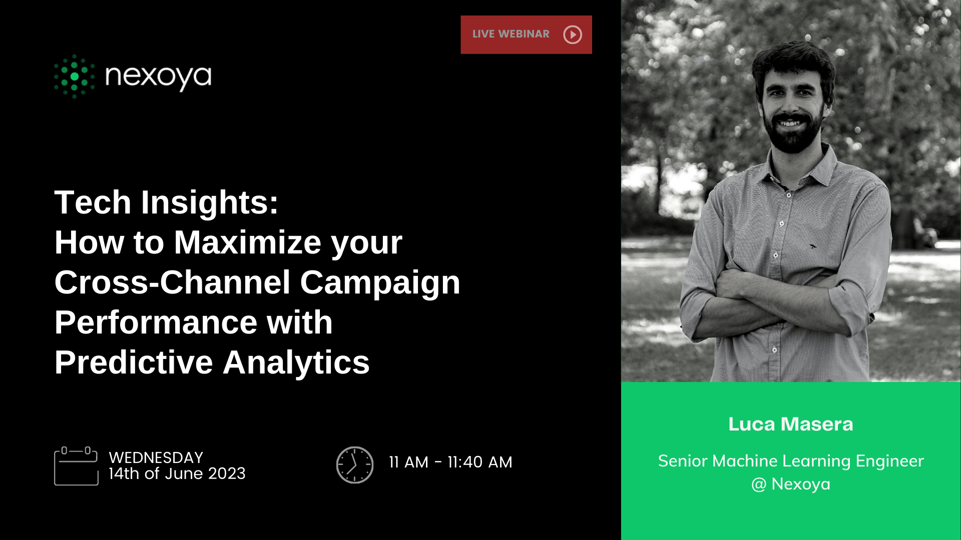 Webinar - Tech Insights: How to Maximize your Cross-Channel Campaign Performance with Predictive Analytics