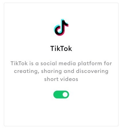 Tiktok integration