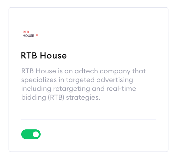 RTB House Integration Nexoya