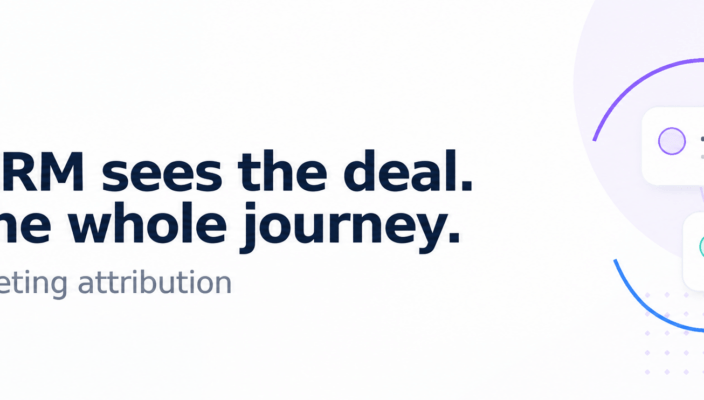 B2B Marketing Attribution: The CRM Sees the Deal, Not the Whole Journey
